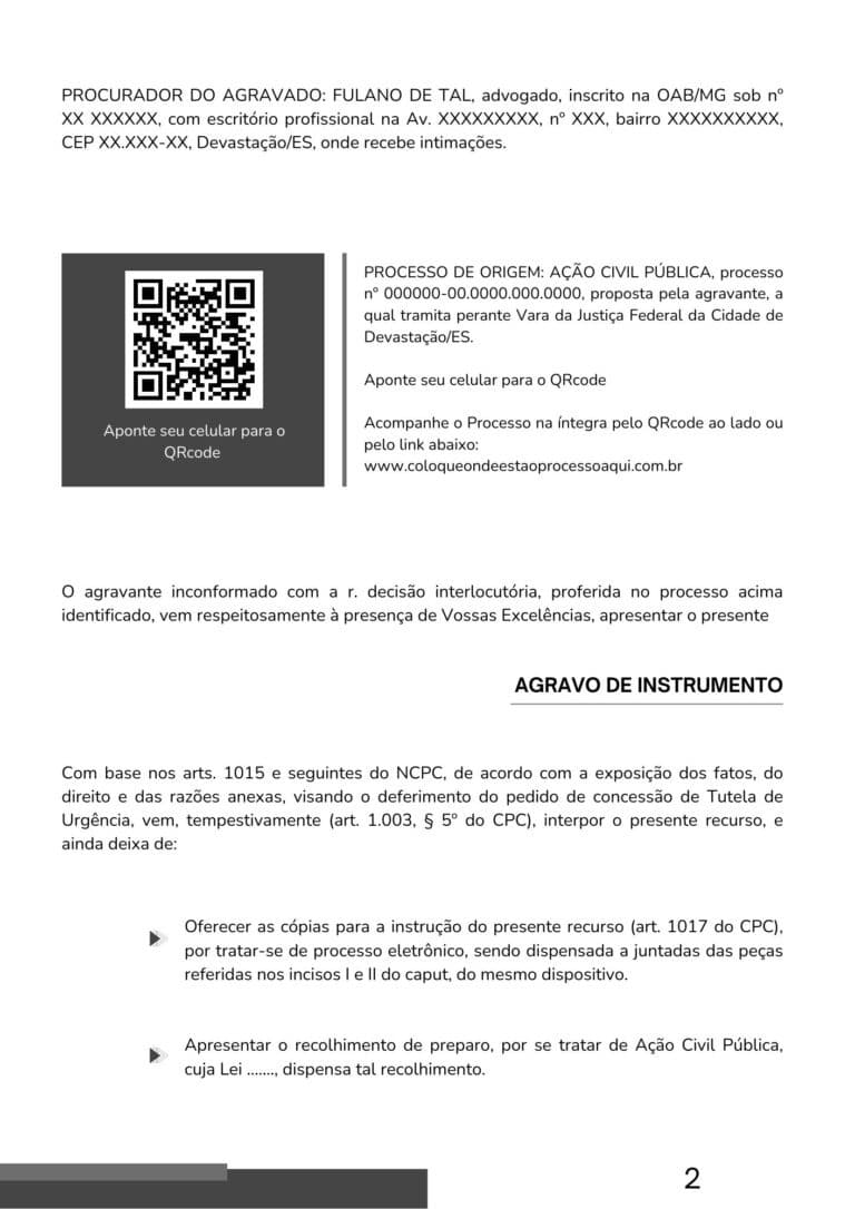 Cขpia de Agravo de Instrumento - Pack do Advogado (1)